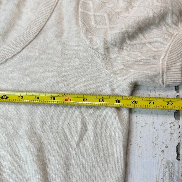 Free People Annabel 100% Cashmere Short Sleeve Sweater size XL NWOT - Picture 10 of 12